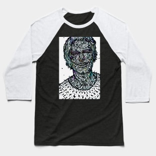 TIMOTHY LEARY watercolor and ink portrait Baseball T-Shirt